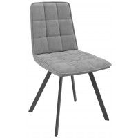 Стул Rom D b22 grey lux/черный