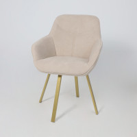 Стул поворотный Romeo 360 b03 CREAM LUX/золото купить в Минске