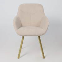 Стул поворотный Romeo 360 b03 CREAM LUX/золото купить в Минске