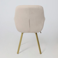 Стул поворотный Romeo 360 b03 CREAM LUX/золото купить в Минске