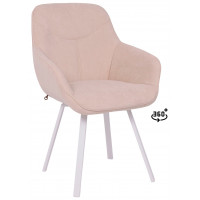 Стул поворотный Romeo Smile 360 b03 cream lux/белый Стул поворотный Romeo Smile 360 b03 cream lux/белый