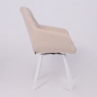 Стул поворотный Romeo Smile 360 b03 cream lux/белый купить в Минске Стул поворотный Romeo Smile 360 b03 cream lux/белый купить в Минске