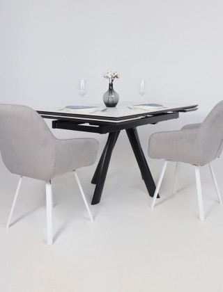 Стул поворотный Romeo Smile 360 b22 grey lux/белый купить в Минске