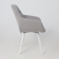 Стул поворотный Romeo Smile 360 b22 grey lux/белый купить в Минске