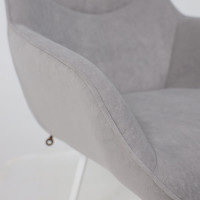 Стул поворотный Romeo Smile 360 b22 grey lux/белый купить в Минске