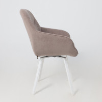 Стул поворотный Romeo Smile 360 b05 latte lux/белый купить в Минске Стул поворотный Romeo Smile 360 b05 latte lux/белый купить в Минске