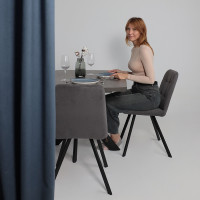 Стул Rommy b28 antracite lux/черный Стул Rommy b28 antracite lux/черный