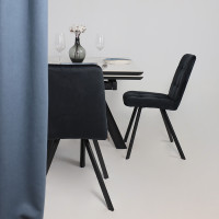 Стул Rommy d24 black lux/черный купить в Минске
