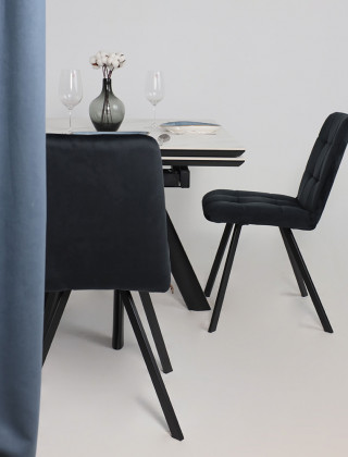 Стул Rommy d24 black lux/черный купить в Минске