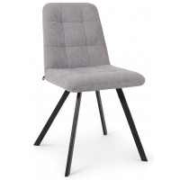 Стул Rommy b22 grey lux/черный