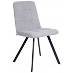 Стул Rommy b20 silver lux/черный