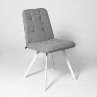 Стул Rommy b20  silver lux/белый
