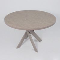 Стол раздвижной RONALDO-120 120(160) бежевый камень-HPL/капучино купить в Минске Стол раздвижной RONALDO-120 120(160) бежевый камень-HPL/капучино купить в Минске