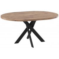 Стол раздвижной RONALDO-120 120(160) дуб веллингтон/черный купить в Минске Стол раздвижной RONALDO-120 120(160) дуб веллингтон/черный купить в Минске