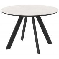 Стол Rondy-116 Krater Perla Premium Cer/черный