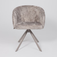 Стул поворотный SHELLY-R 360 m04 GREY BEIGE LUX/капучино купить в Минске