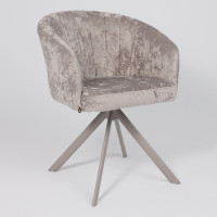 Стул поворотный SHELLY-R 360 m04 GREY BEIGE LUX/капучино купить в Минске