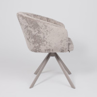 Стул поворотный SHELLY-R 360 m04 GREY BEIGE LUX/капучино купить в Минске