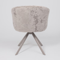 Стул поворотный SHELLY-R 360 m04 GREY BEIGE LUX/капучино купить в Минске