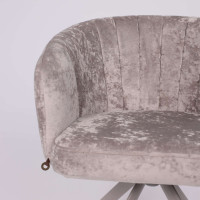 Стул поворотный SHELLY-R 360 m04 GREY BEIGE LUX/капучино купить в Минске