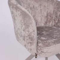 Стул поворотный SHELLY-R 360 m04 GREY BEIGE LUX/капучино купить в Минске