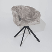 Стул поворотный SHELLY-R 360 m04 GREY BEIGE LUX/черный купить в Минске Стул поворотный SHELLY-R 360 m04 GREY BEIGE LUX/черный купить в Минске