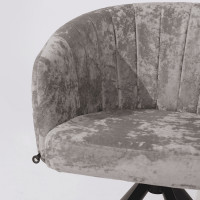 Стул поворотный SHELLY-R 360 m04 GREY BEIGE LUX/черный купить в Минске Стул поворотный SHELLY-R 360 m04 GREY BEIGE LUX/черный купить в Минске