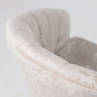 Стул поворотный SHELLY-R 360 m02 PEARL LUX/белый купить в Минске