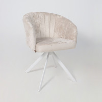 Стул поворотный SHELLY-R 360 m02 PEARL LUX/белый купить в Минске