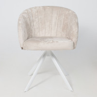 Стул поворотный SHELLY-R 360 m02 PEARL LUX/белый купить в Минске