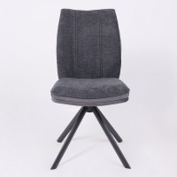 Стул поворотный SMART-R 360 g25 ANTRACITE шенилл LUX - d10 HEMATITE LUX/черный купить в Минске