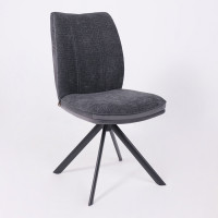 Стул поворотный SMART-R 360 g25 ANTRACITE шенилл LUX - d10 HEMATITE LUX/черный купить в Минске