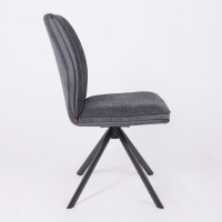 Стул поворотный SMART-R 360 g25 ANTRACITE шенилл LUX - d10 HEMATITE LUX/черный купить в Минске