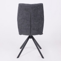 Стул поворотный SMART-R 360 g25 ANTRACITE шенилл LUX - d10 HEMATITE LUX/черный купить в Минске