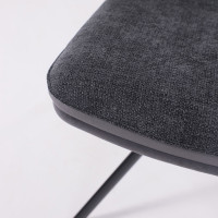 Стул поворотный SMART-R 360 g25 ANTRACITE шенилл LUX - d10 HEMATITE LUX/черный купить в Минске