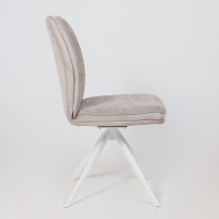 Стул поворотный SMART-R 360 g05 GREY BEIGE шенилл LUX - d07 PEARL GREY LUX/белый купить в Минске Стул поворотный SMART-R 360 g05 GREY BEIGE шенилл LUX - d07 PEARL GREY LUX/белый купить в Минске