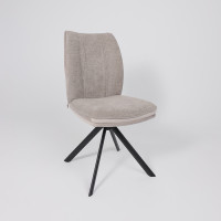 Стул поворотный SMART-R 360 g05 GREY BEIGE шенилл LUX - d07 PEARL GREY LUX/черный купить в Минске