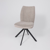 Стул поворотный SMART-R 360 g05 GREY BEIGE шенилл LUX - d07 PEARL GREY LUX/черный купить в Минске