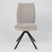 Стул поворотный SMART-R 360 g05 GREY BEIGE шенилл LUX - d07 PEARL GREY LUX/черный купить в Минске