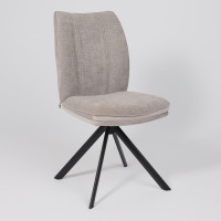 Стул поворотный SMART-R 360 g05 GREY BEIGE шенилл LUX - d07 PEARL GREY LUX/черный купить в Минске