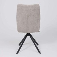 Стул поворотный SMART-R 360 g05 GREY BEIGE шенилл LUX - d07 PEARL GREY LUX/черный купить в Минске