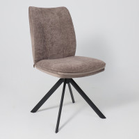 Стул поворотный SMART-R 360 g26 MOCCO шенилл LUX - d05 CAPPUCCINO LUX/черный купить в Минске