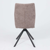 Стул поворотный SMART-R 360 g26 MOCCO шенилл LUX - d05 CAPPUCCINO LUX/черный купить в Минске