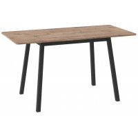 Стол раздвижной TIRK RADIAL-110 110(142)*70 дуб веллингтон/черный в Минске