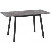 Стол раздвижной TIRK RADIAL-110 110(142)*70 дымчатая керамика/черный в Минске