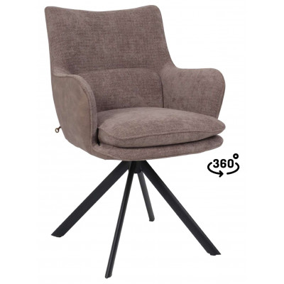 Стул поворотный TRUMP-R 360 g26 MOCCO шенилл LUX - Mocco замша LUX/черный купить в Минске