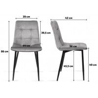 Стул Чили (Chili) классик серый купить в Минске