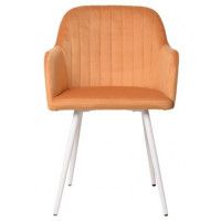 Стул Эмеральд классик горчичный (белый каркас) купить в Минске