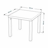 Стол журнальный ЭНКЕЛЬ 50 белый купить в Минске