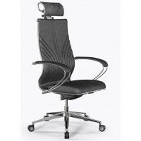 Кресло Metta SAMURAI B2-13K (MSS3.2) темно-серый (дизайнерские ролики)